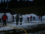 Vorbereitungen des FIS-Weltpokals im Skispringen in Harrachov