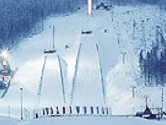 Ski Springen-Plattformen Harrachov